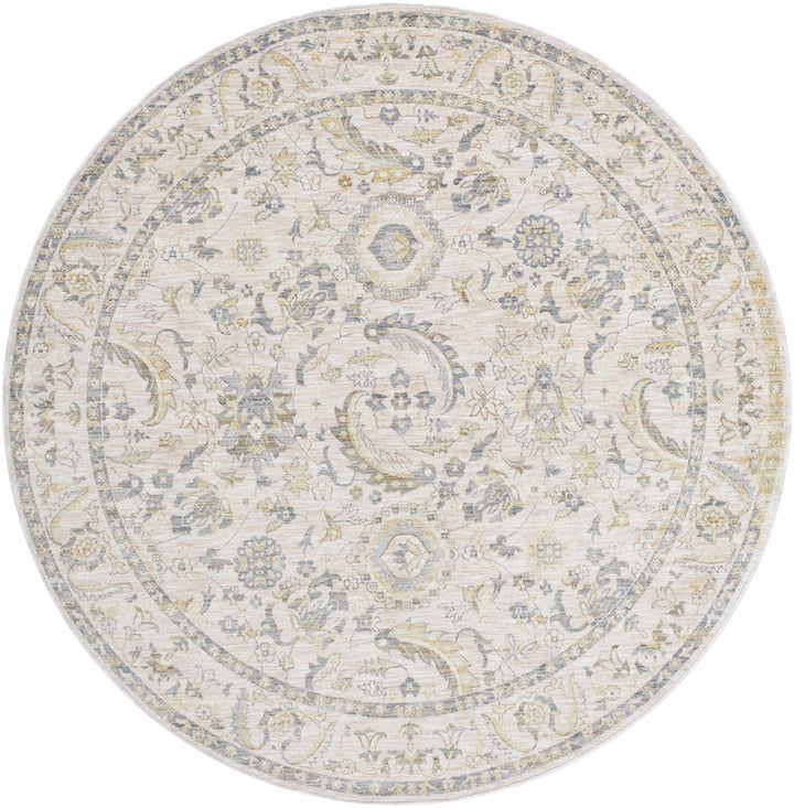Clee Traditional Beige And Gray Rug - The Rug Decor