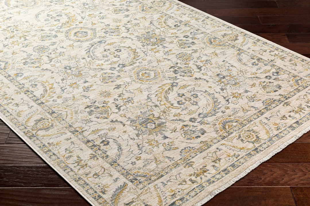 Clee Traditional Beige And Gray Rug - The Rug Decor