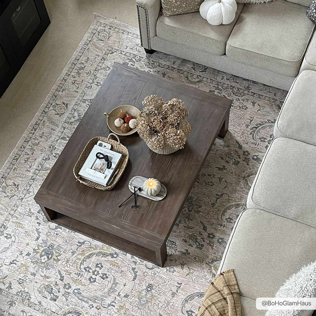 Clee Traditional Beige And Gray Rug - The Rug Decor