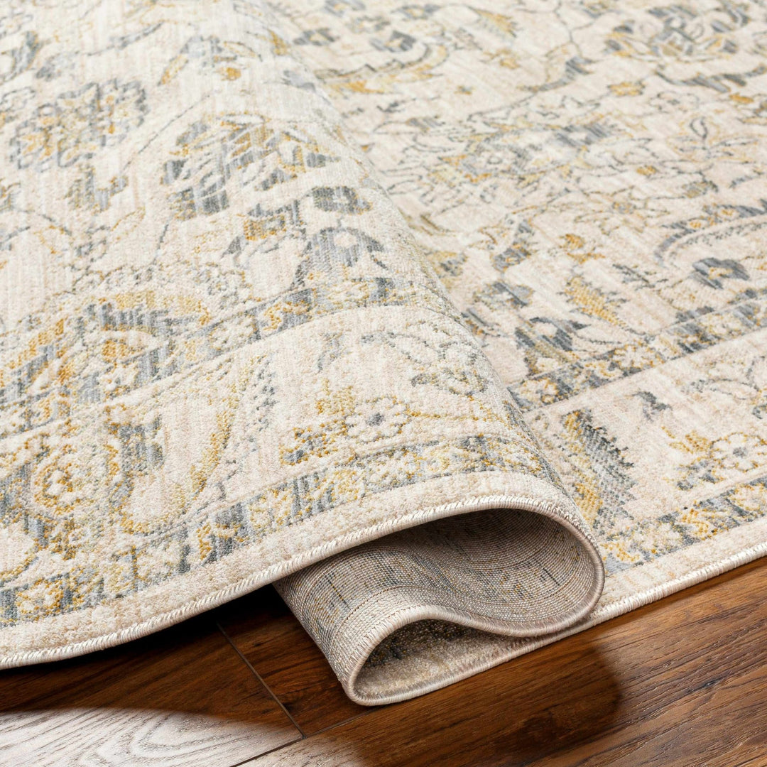 Clee Traditional Beige And Gray Rug - The Rug Decor