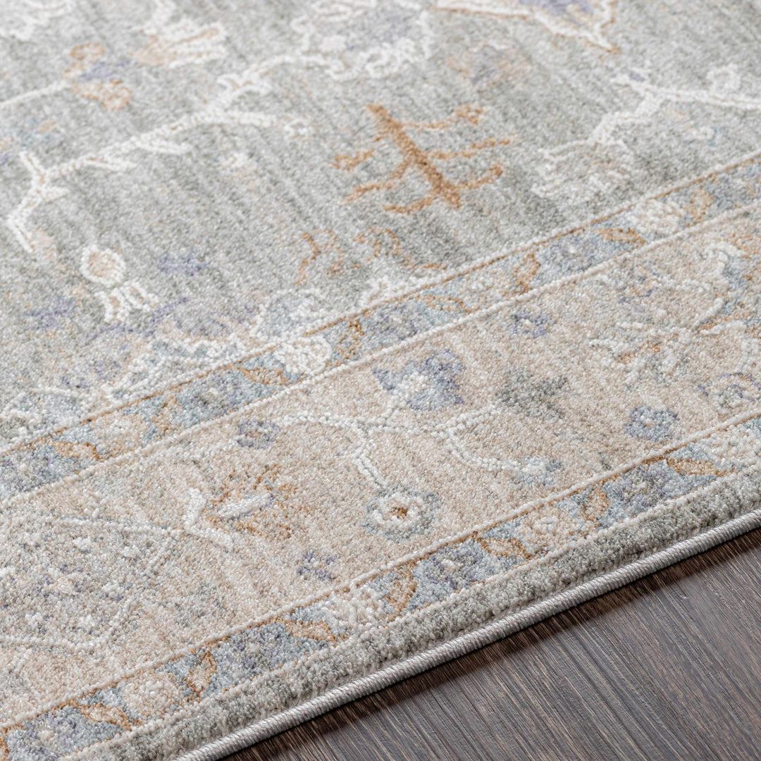 Clem Traditional Style Gray Area Rug - The Rug Decor