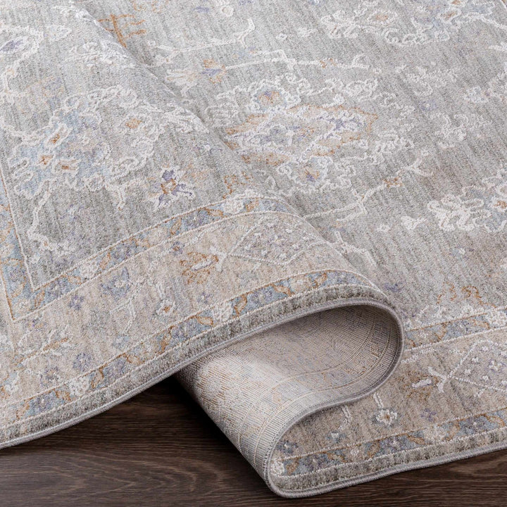 Clem Traditional Style Gray Area Rug - The Rug Decor