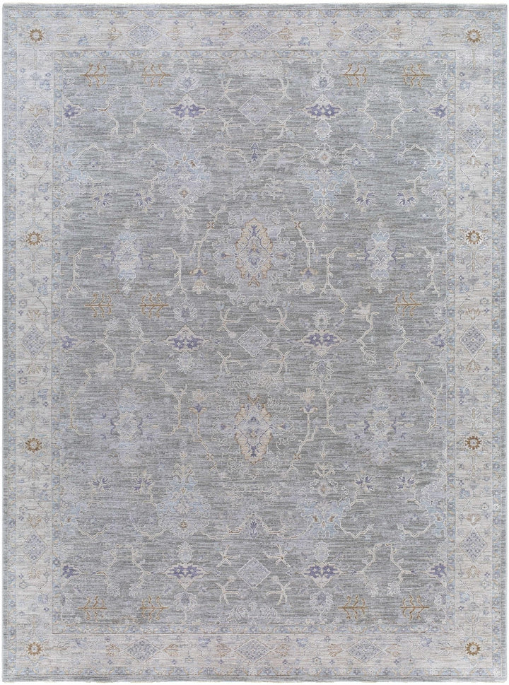 Clem Traditional Style Gray Area Rug - The Rug Decor
