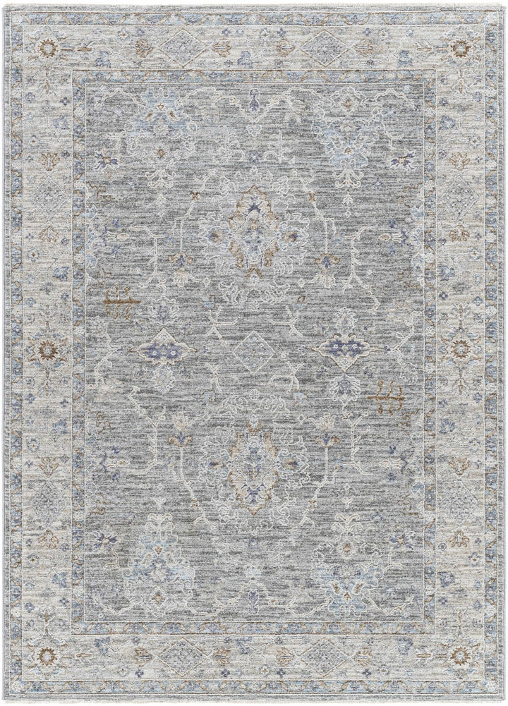 Clem Traditional Style Gray Area Rug - The Rug Decor