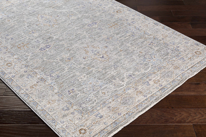 Clem Traditional Style Gray Area Rug