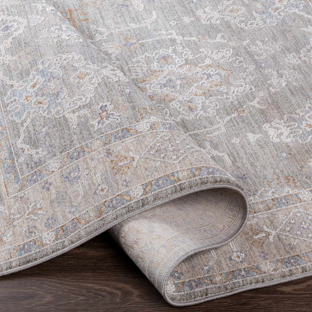 Clem Traditional Style Gray Area Rug