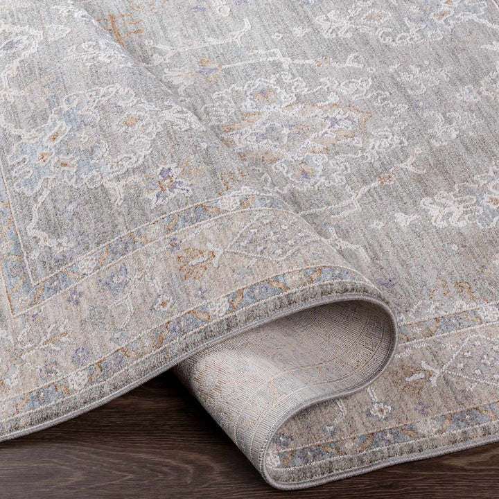 Clem Traditional Style Gray Area Rug