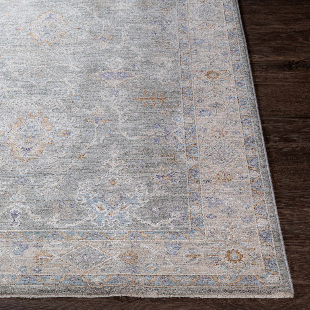 Clem Traditional Style Gray Area Rug