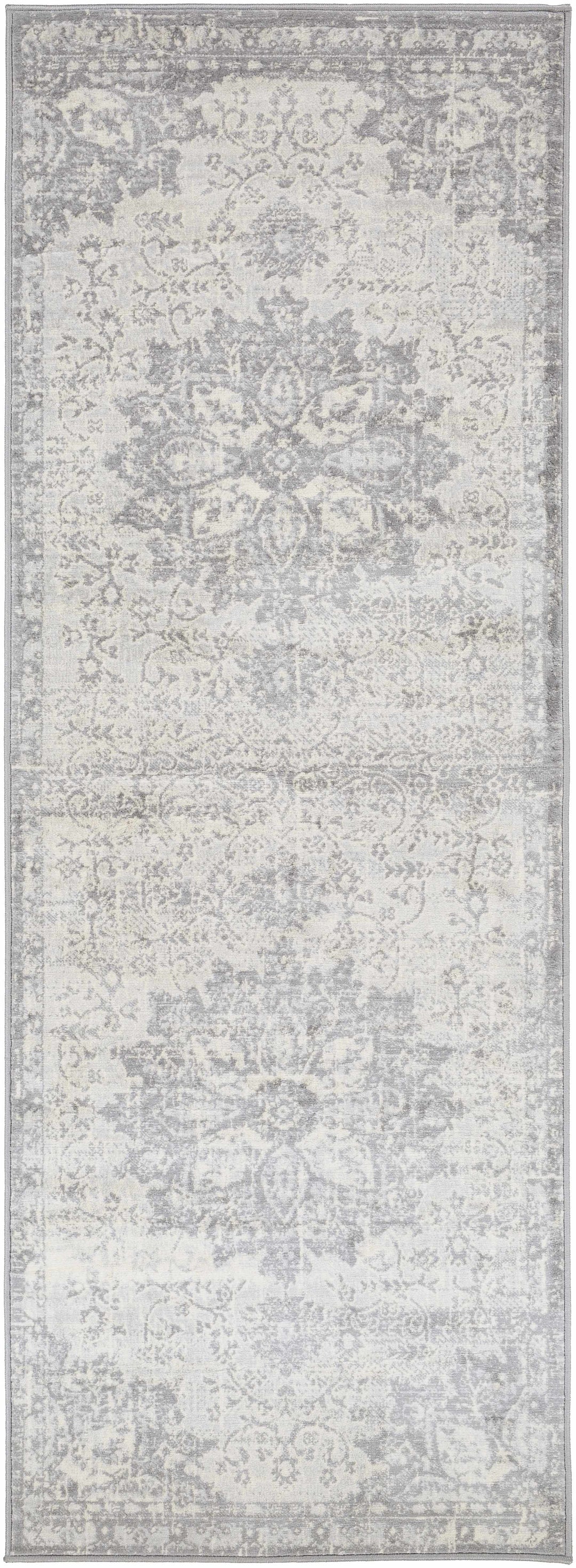 Colonie Traditional Style Gray Area Rug