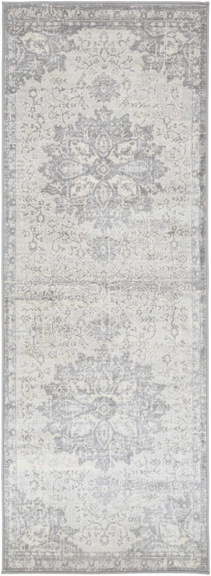 Colonie Traditional Style Gray Area Rug