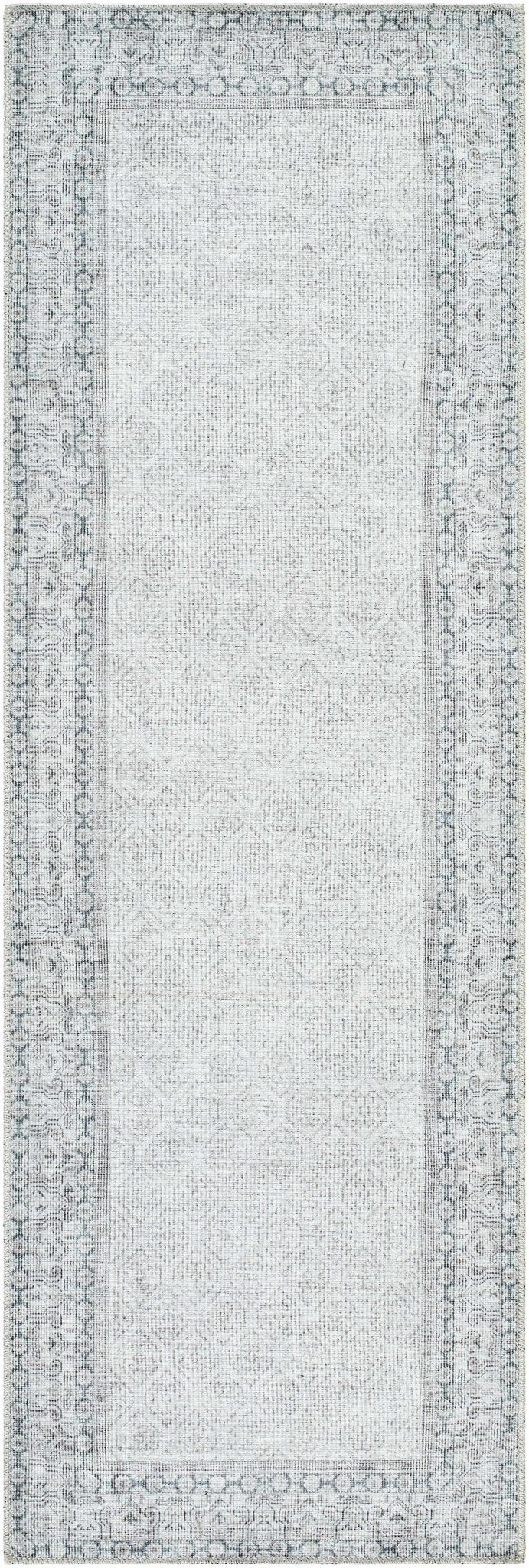 Cloris Traditional Style Gray And Ivory Washable Rug - The Rug Decor