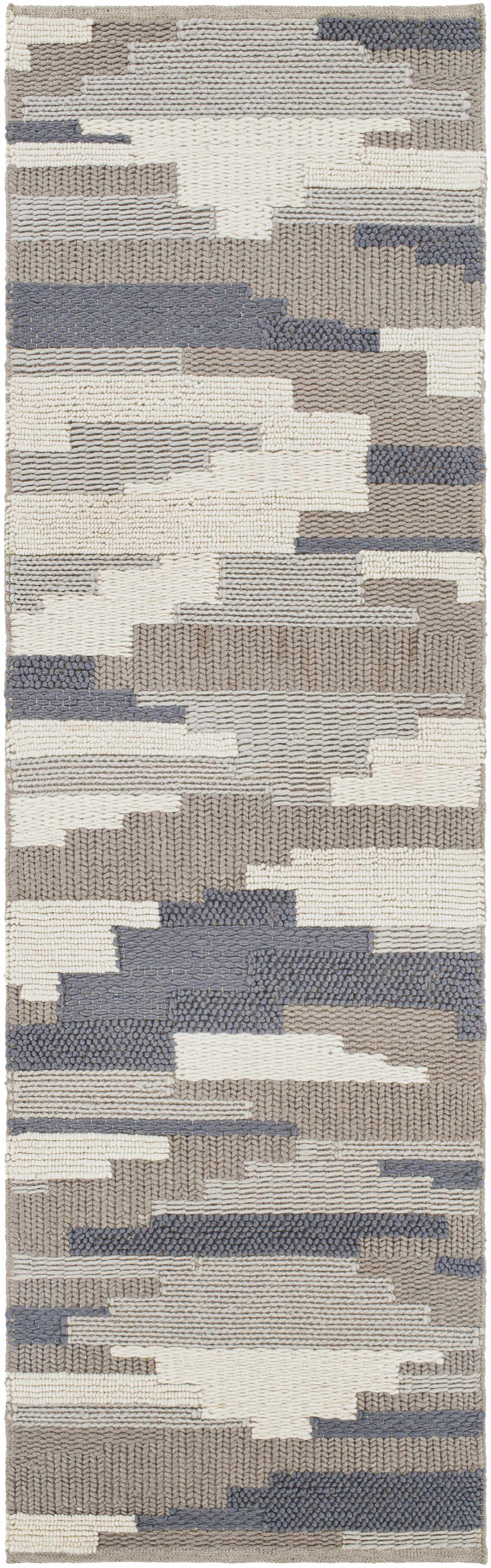 Clarinda Ivory And Gray Modern Style Hand Woven Area Rug