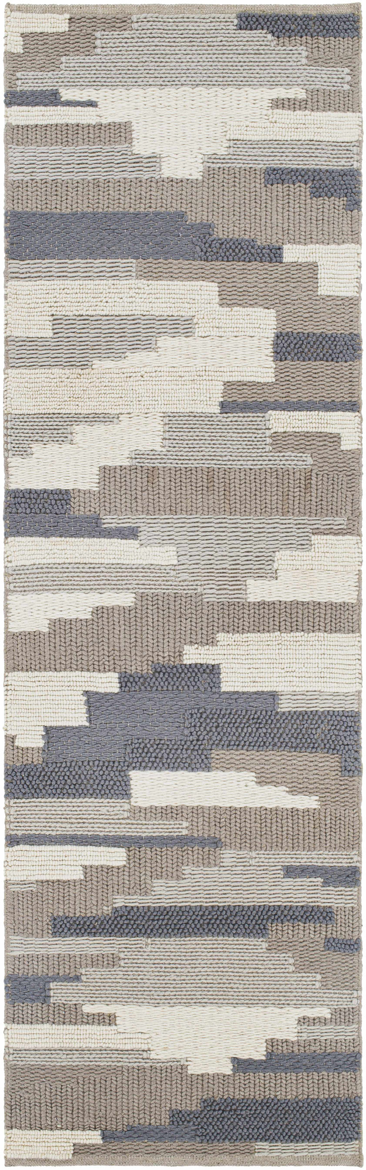 Clarinda Ivory And Gray Modern Style Hand Woven Area Rug