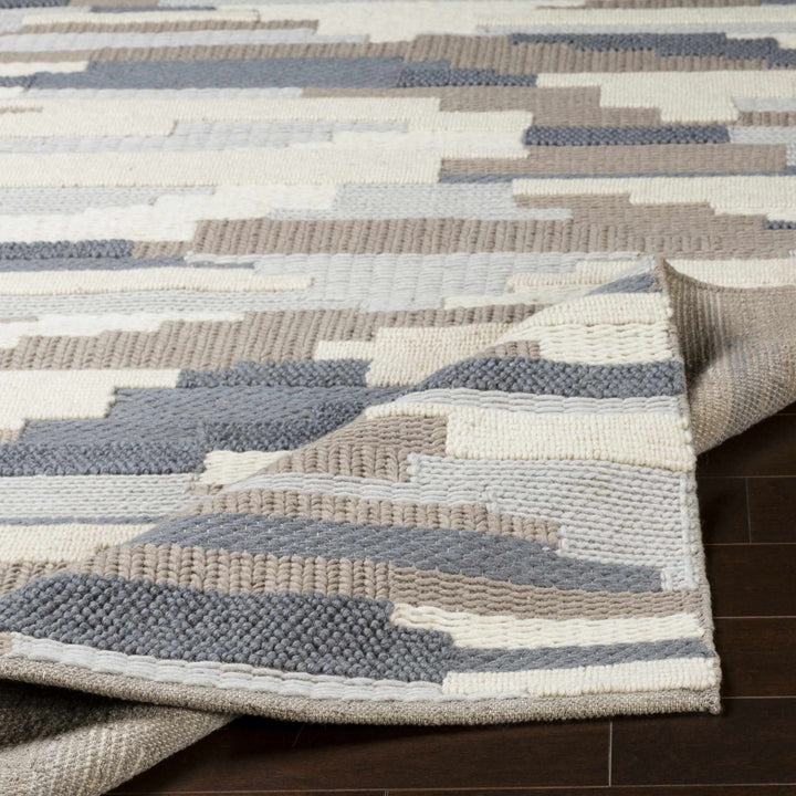 Clarinda Ivory And Gray Modern Style Hand Woven Area Rug