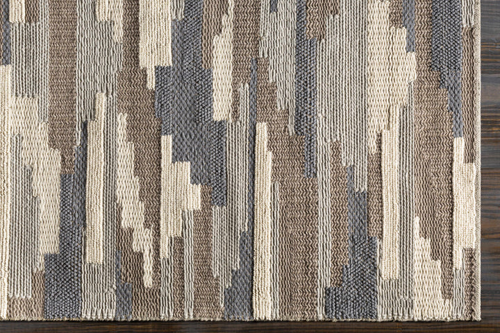 Clarinda Ivory And Gray Modern Style Hand Woven Area Rug