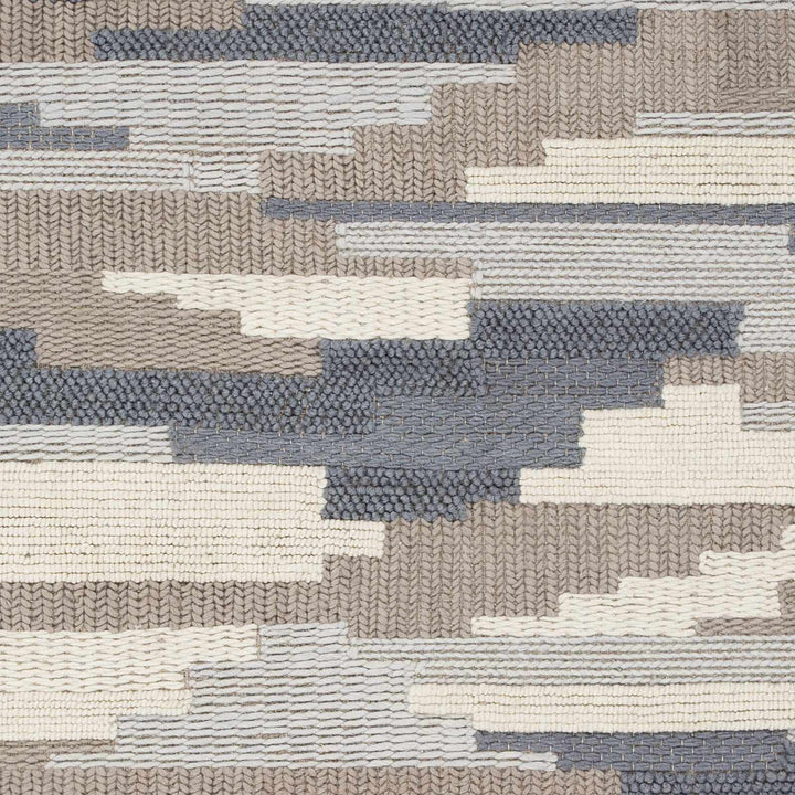 Clarinda Ivory And Gray Modern Style Hand Woven Area Rug