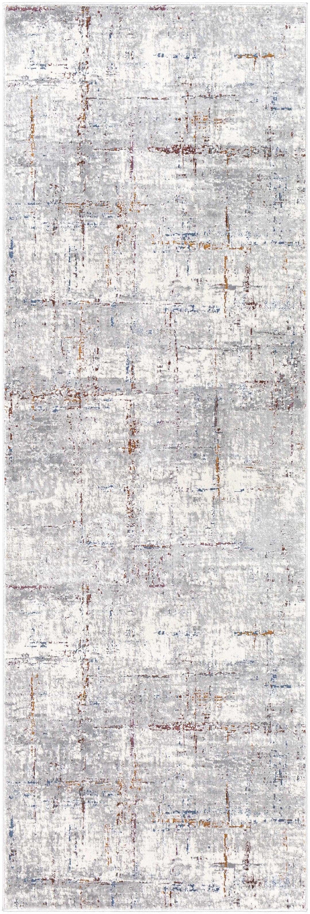 Concordia Modern Abstract Design Silver Area Rug