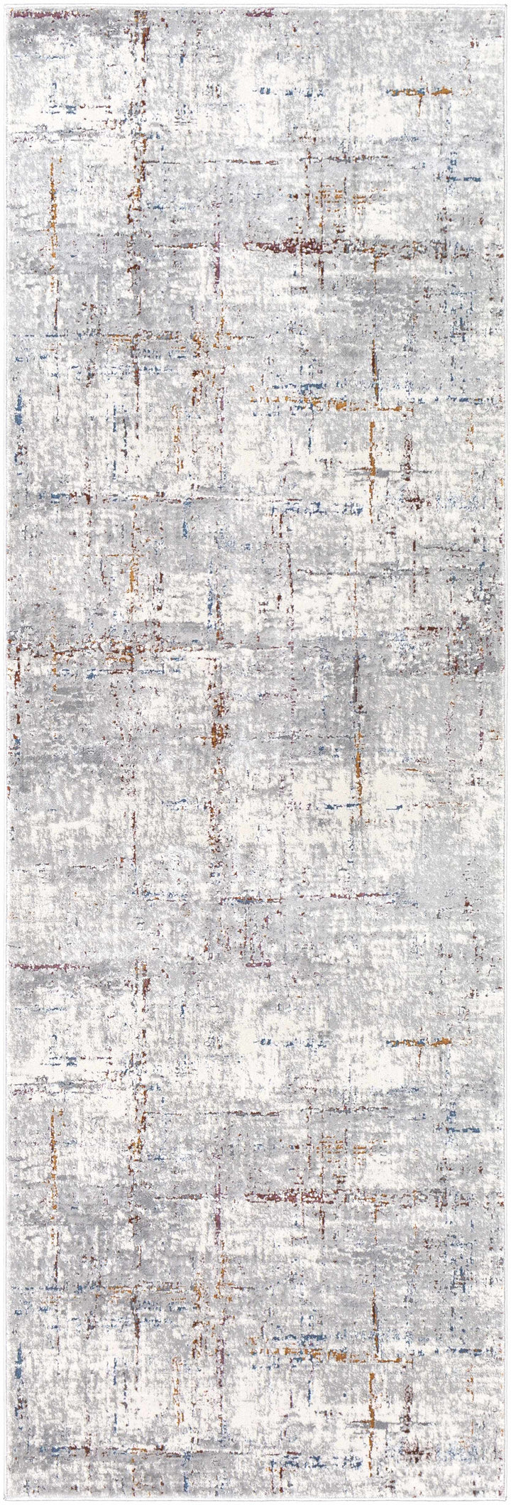 Concordia Modern Abstract Design Silver Area Rug