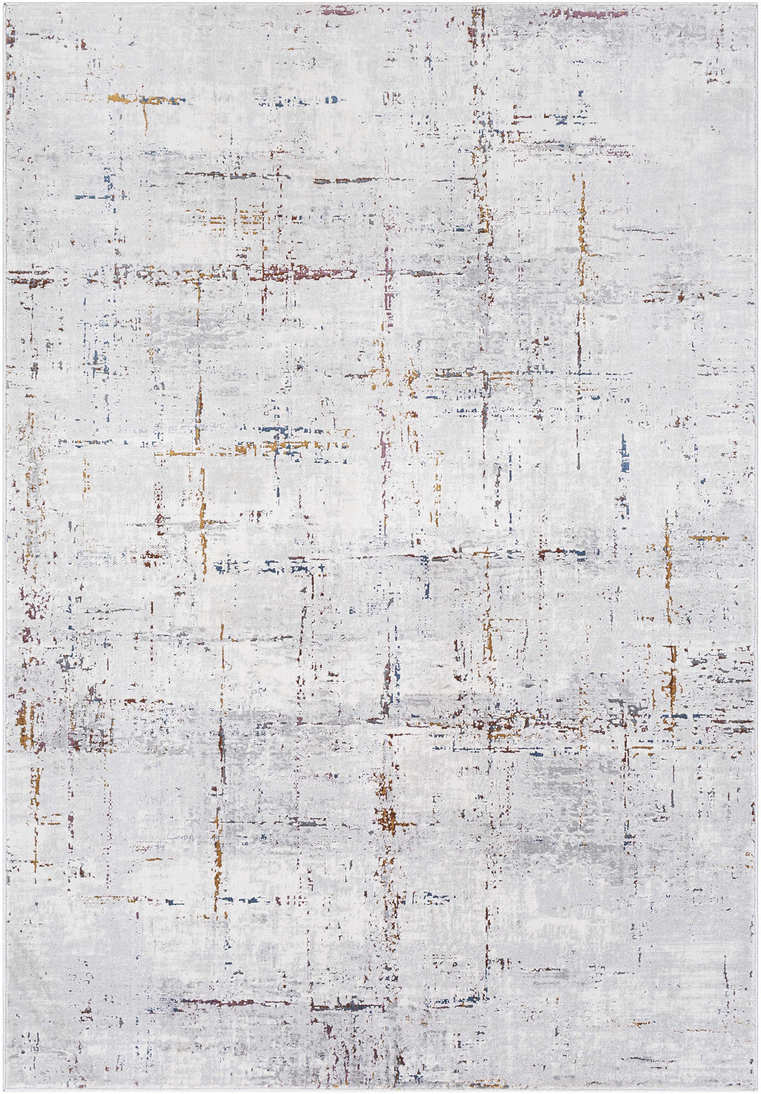 Concordia Modern Abstract Design Silver Area Rug