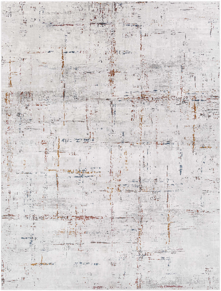 Concordia Modern Abstract Design Silver Area Rug