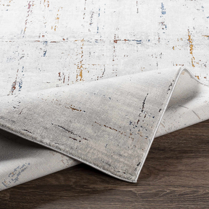 Concordia Modern Abstract Design Silver Area Rug
