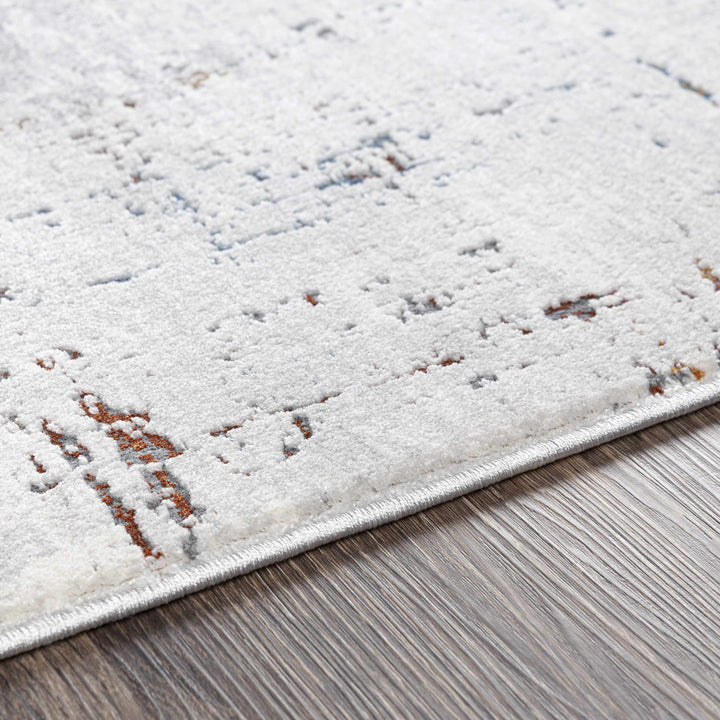 Concordia Modern Abstract Design Silver Area Rug