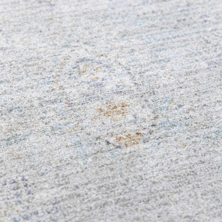 Coby Traditional Floral Design Gray And Beige Area Rug - The Rug Decor