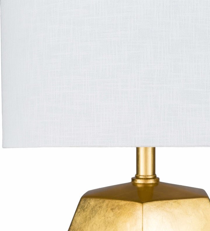 Coleford Gold Geometric Table Lamp – Contemporary Accent Light