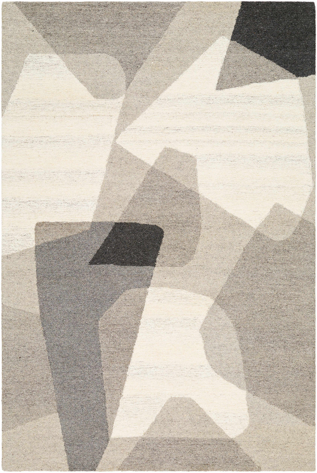 Colin Modern Design Beige And Gray Hand Tufted Wool Rug