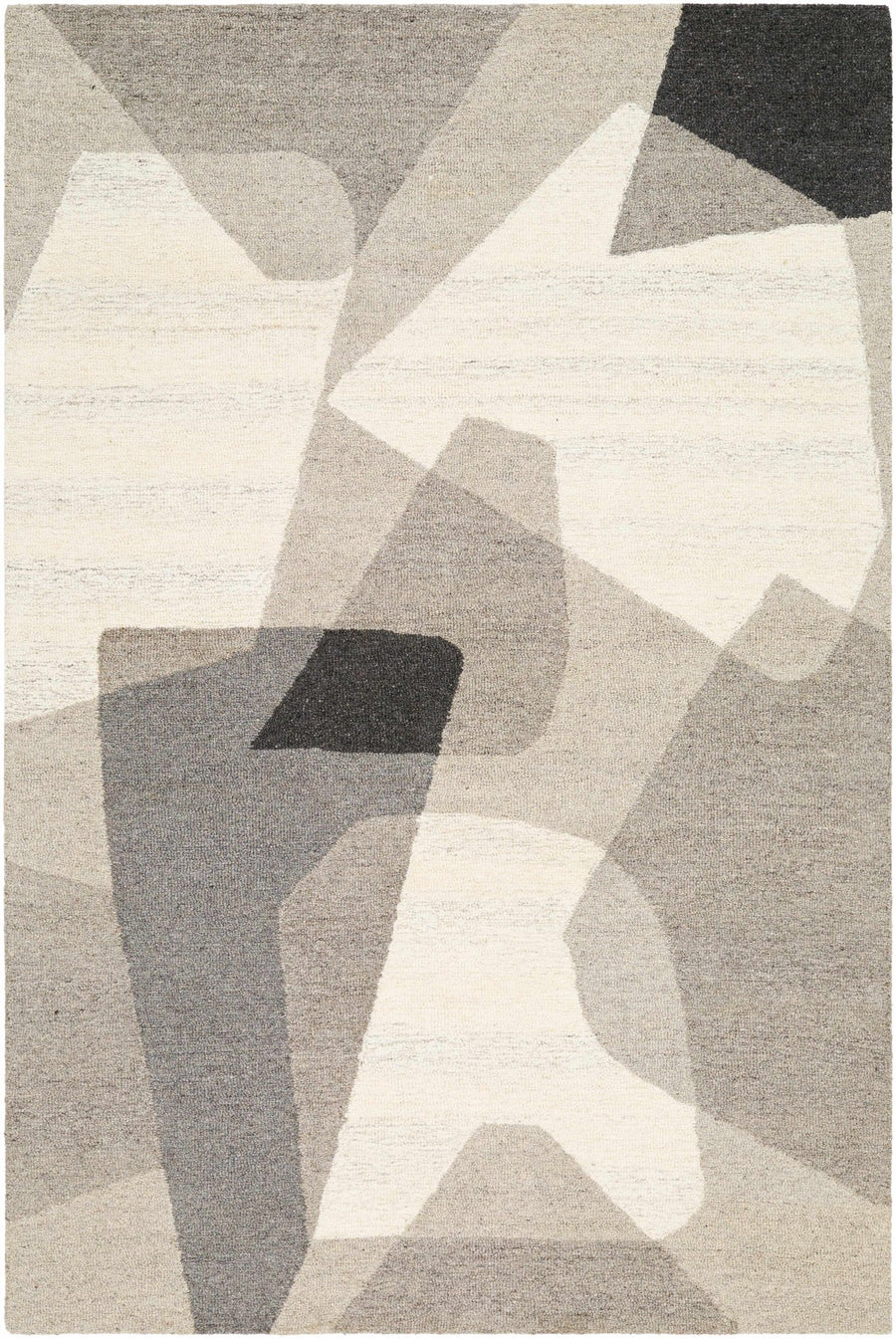 Colin Modern Design Beige And Gray Hand Tufted Wool Rug - The Rug Decor