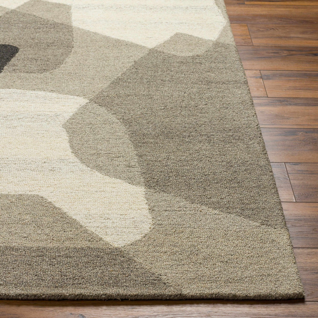 Colin Modern Design Beige And Gray Hand Tufted Wool Rug - The Rug Decor