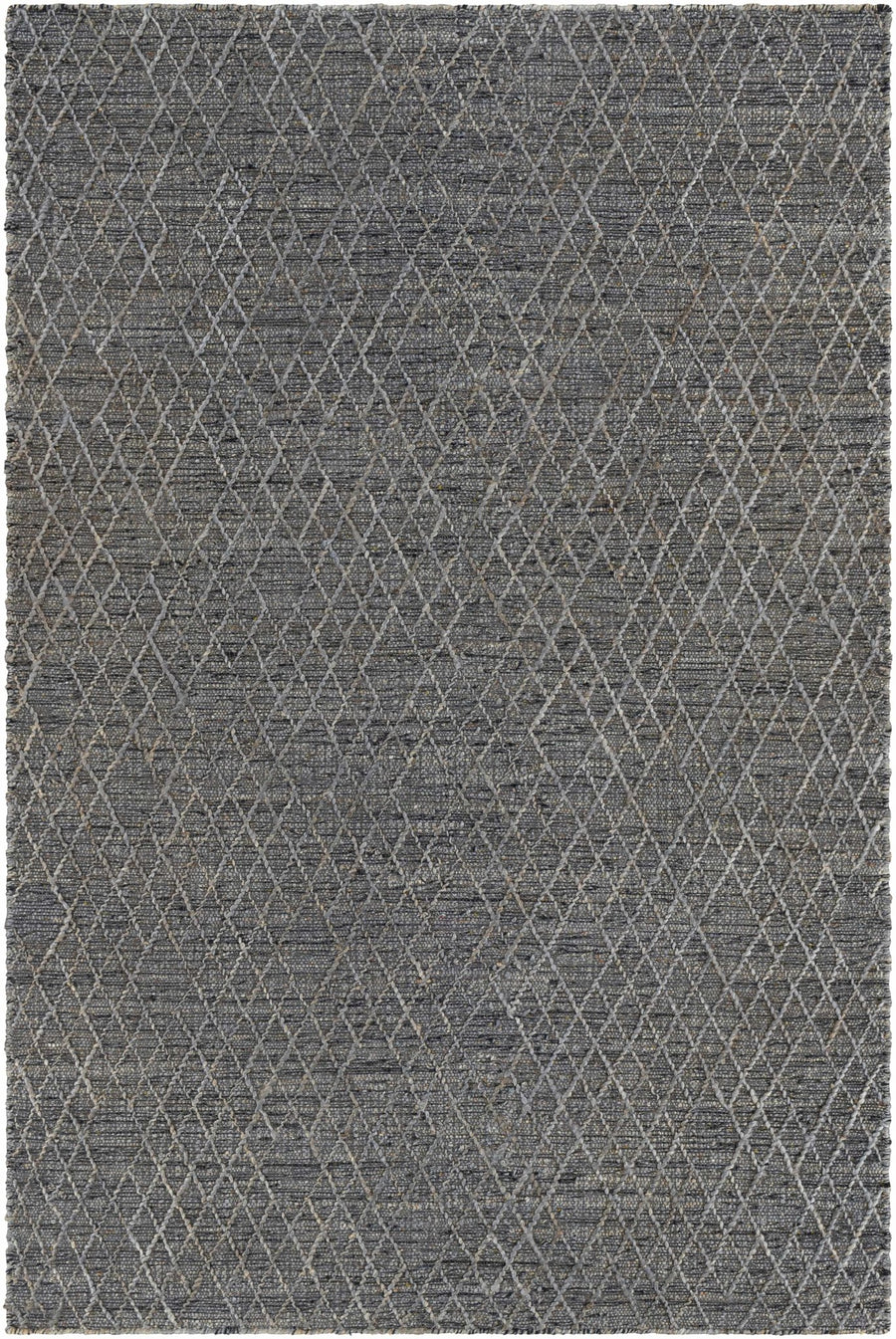 Colinton Modern Geometrical Design Charcoal Hand Woven Area Rug - The Rug Decor