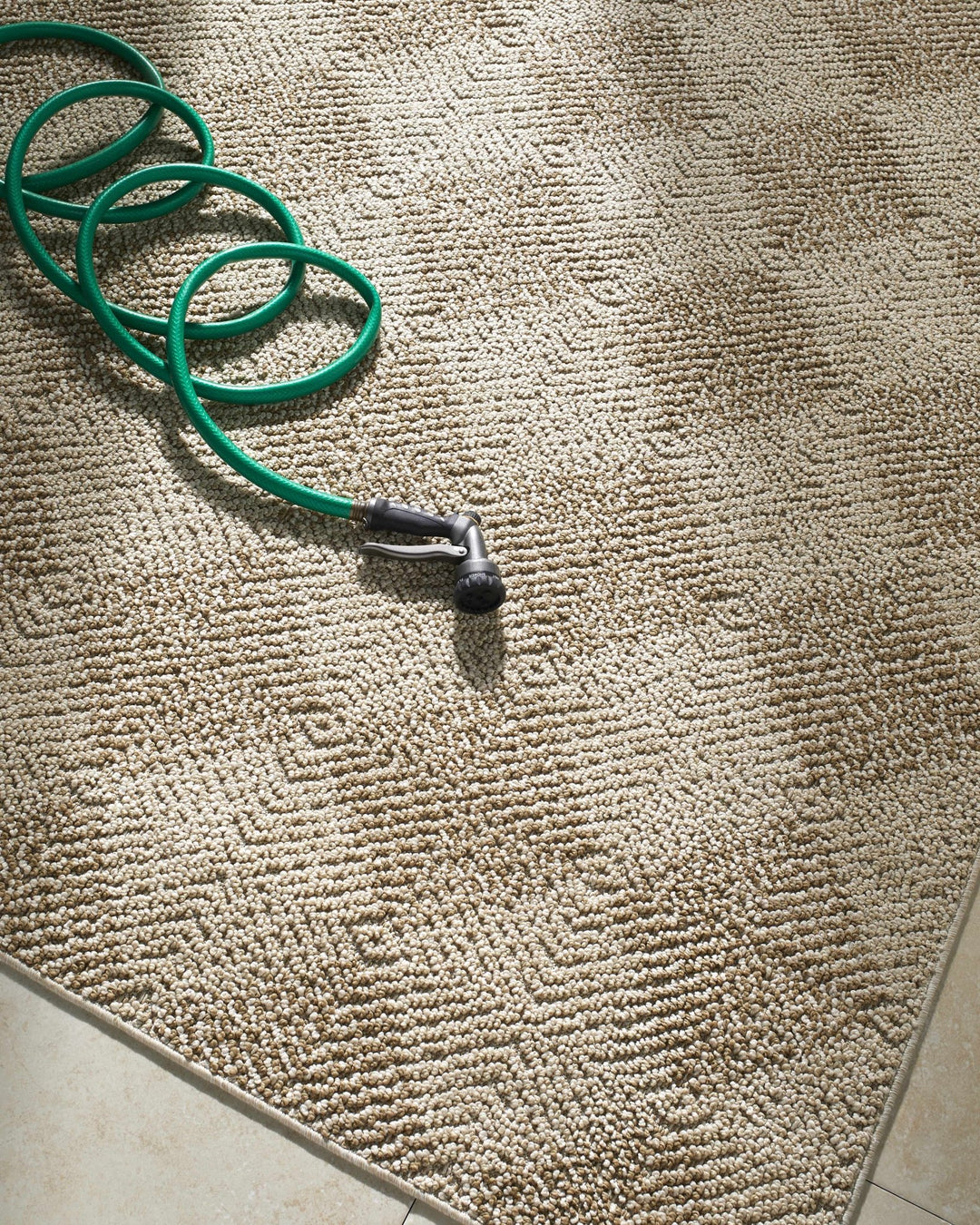 Collen Beige Modern Style Outdoor Area Rug - The Rug Decor