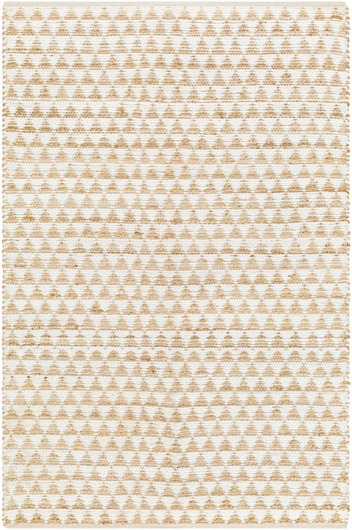 Colm Recycled Contemporary Style Ivory And Beige Hand Woven Jean Rug - The Rug Decor