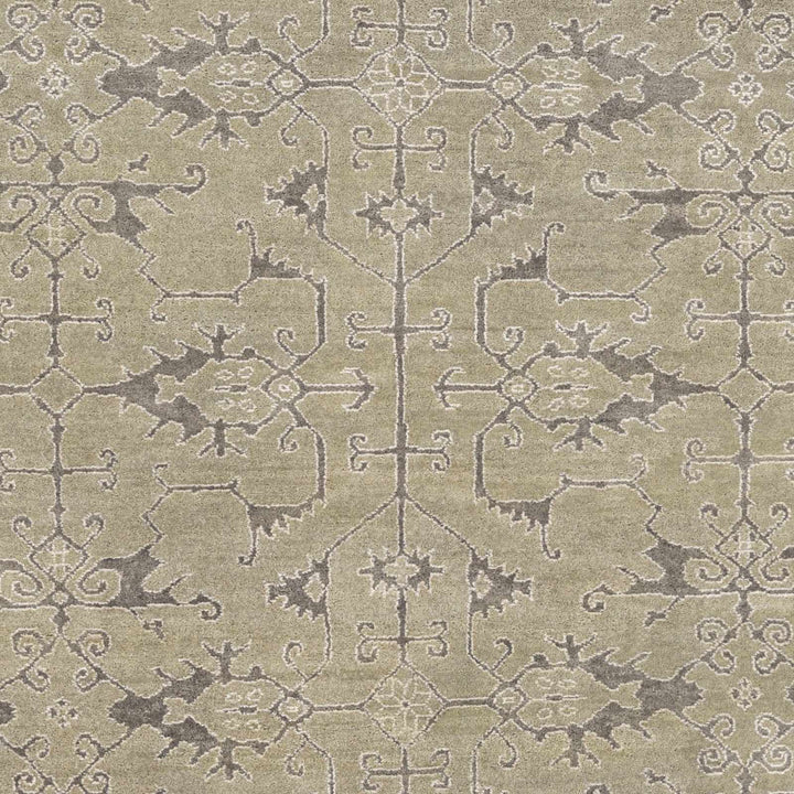 Colo Traditional Style Beige And Taupe Hand Knotted Area Rug - The Rug Decor