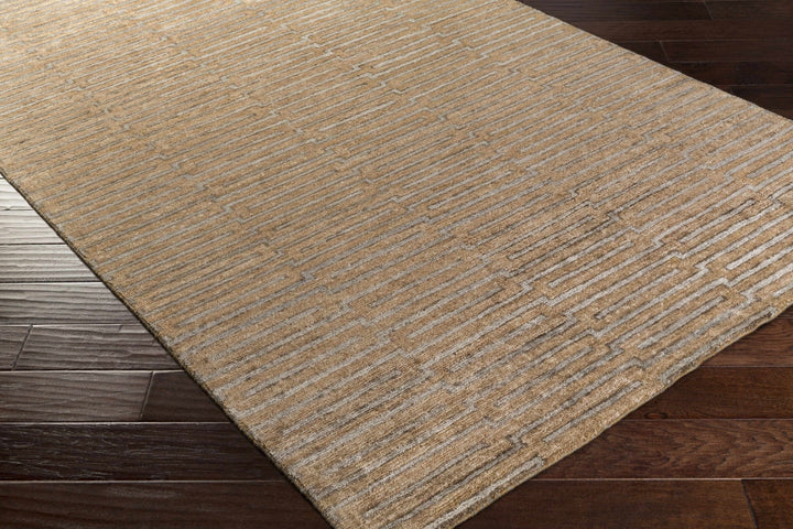 Colona Tan Modern Style Hand Knotted Area Rug - The Rug Decor