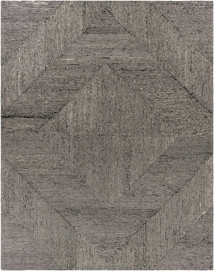 Conshohocken Contemporary Geometrical Black And Gray Rug - The Rug Decor