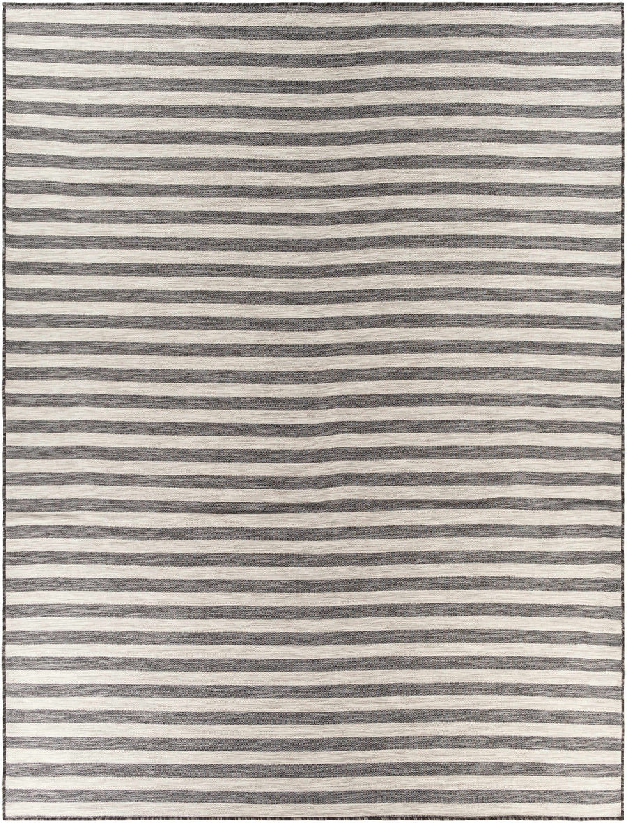 Constableville Black And Beige Modern Style Outdoor Area Rug - The Rug Decor