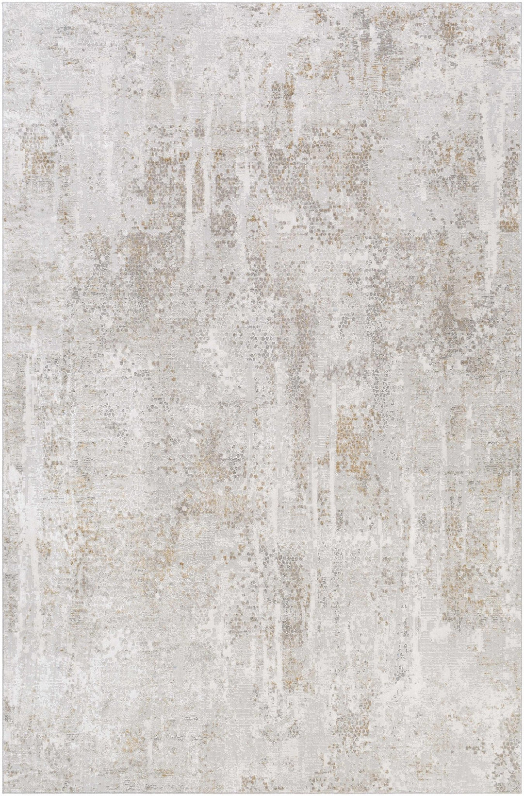 Contemporary Abstract Beige And Gray Area Rug - The Rug Decor