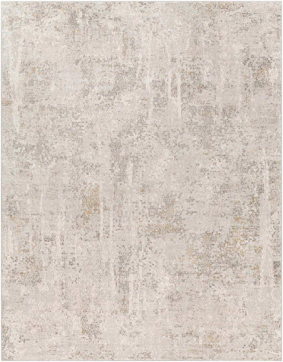 Contemporary Abstract Beige And Gray Area Rug - The Rug Decor