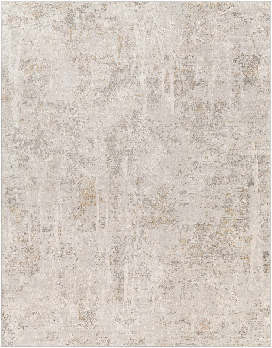 Contemporary Abstract Beige And Gray Area Rug - The Rug Decor