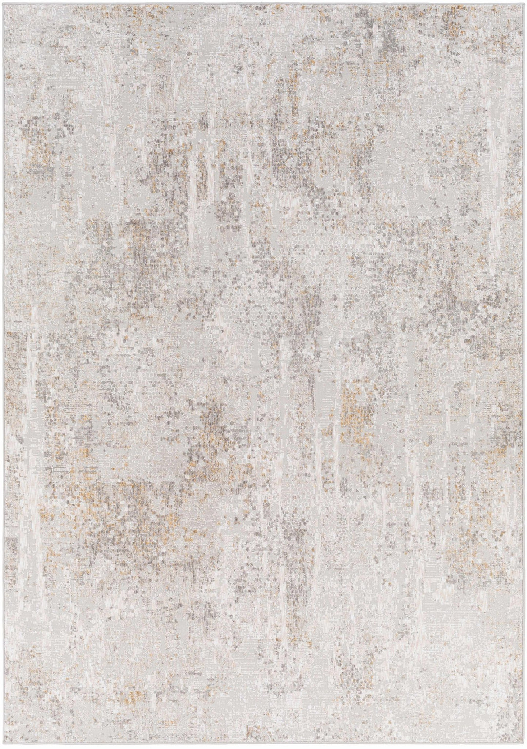 Contemporary Abstract Beige And Gray Area Rug - The Rug Decor