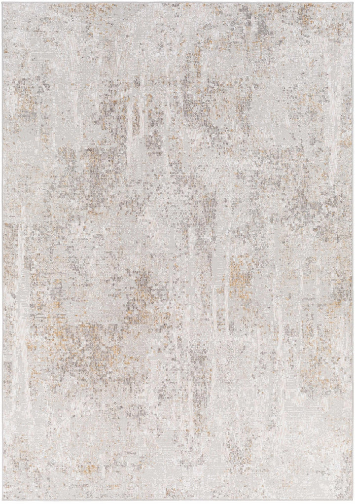 Contemporary Abstract Beige And Gray Area Rug - The Rug Decor