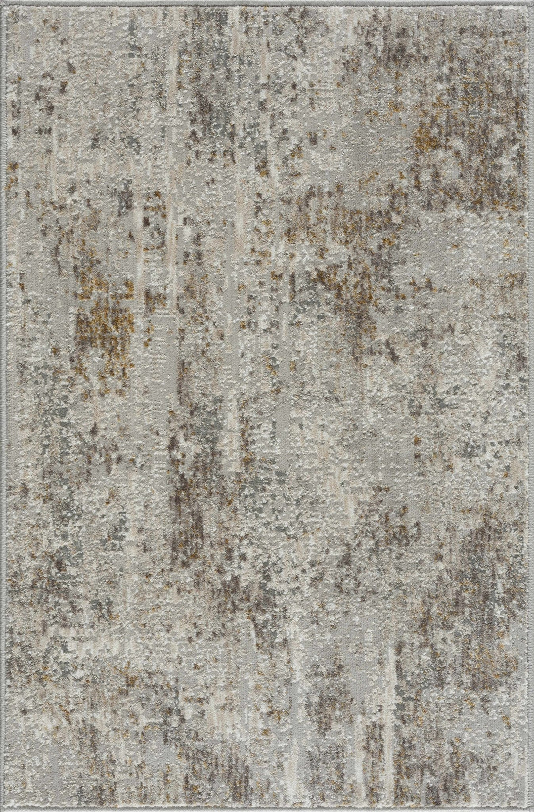 Contemporary Abstract Beige And Gray Area Rug - The Rug Decor