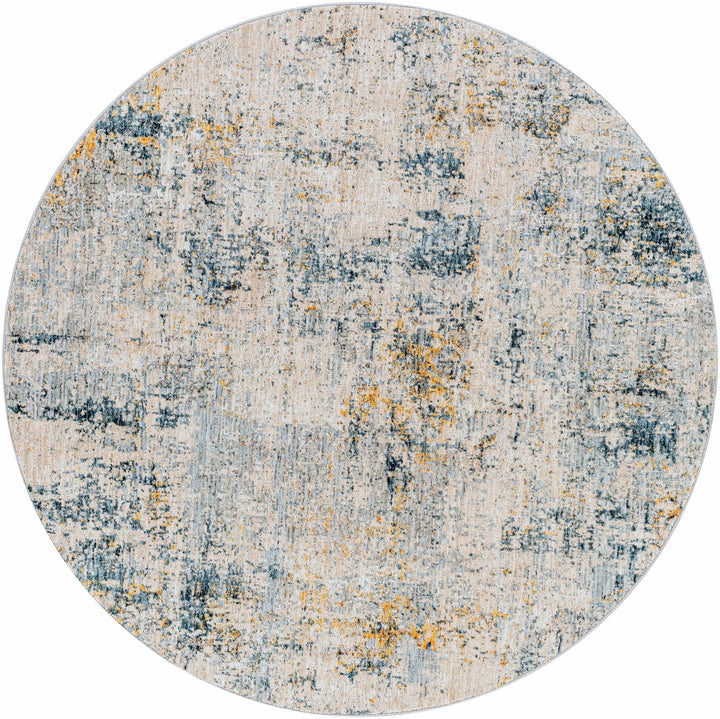 Contemporary Abstract Design Gray And Teal Rug - The Rug Decor