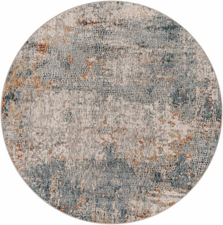 Contemporary Beige And Gray Machine Woven Rug - The Rug Decor