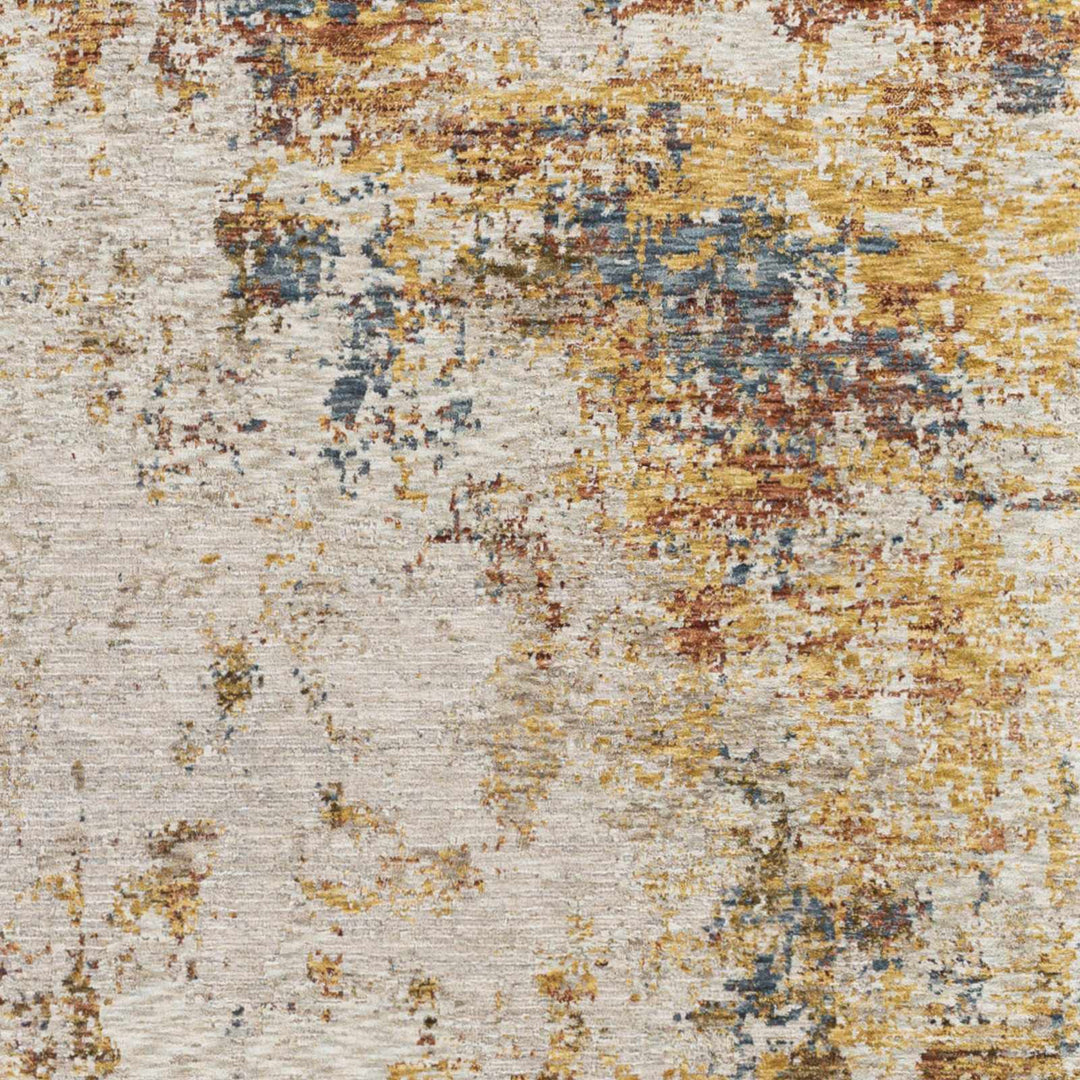 Contemporary Beige Machine Woven Area Rug - The Rug Decor