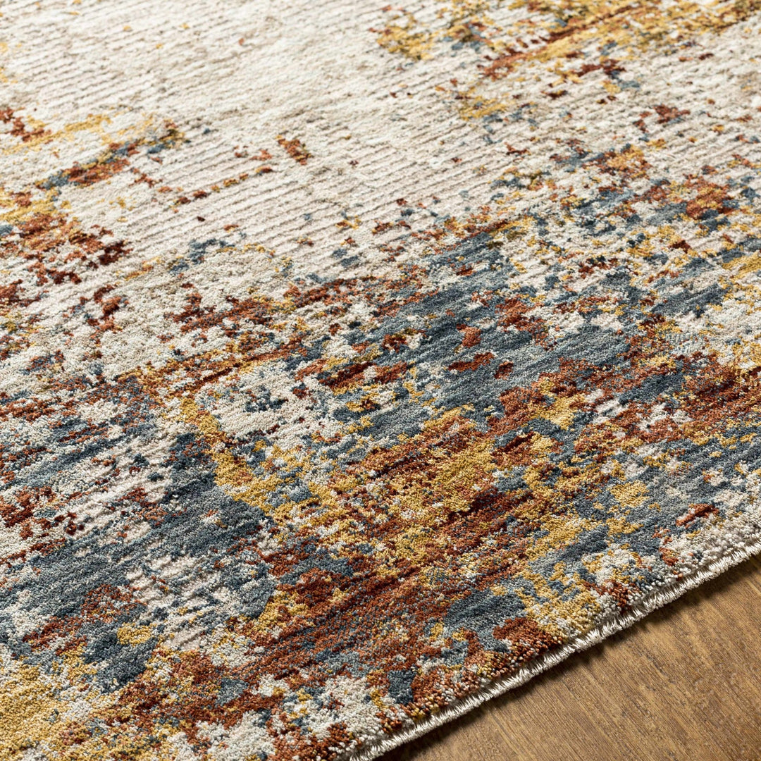 Contemporary Beige Machine Woven Area Rug - The Rug Decor