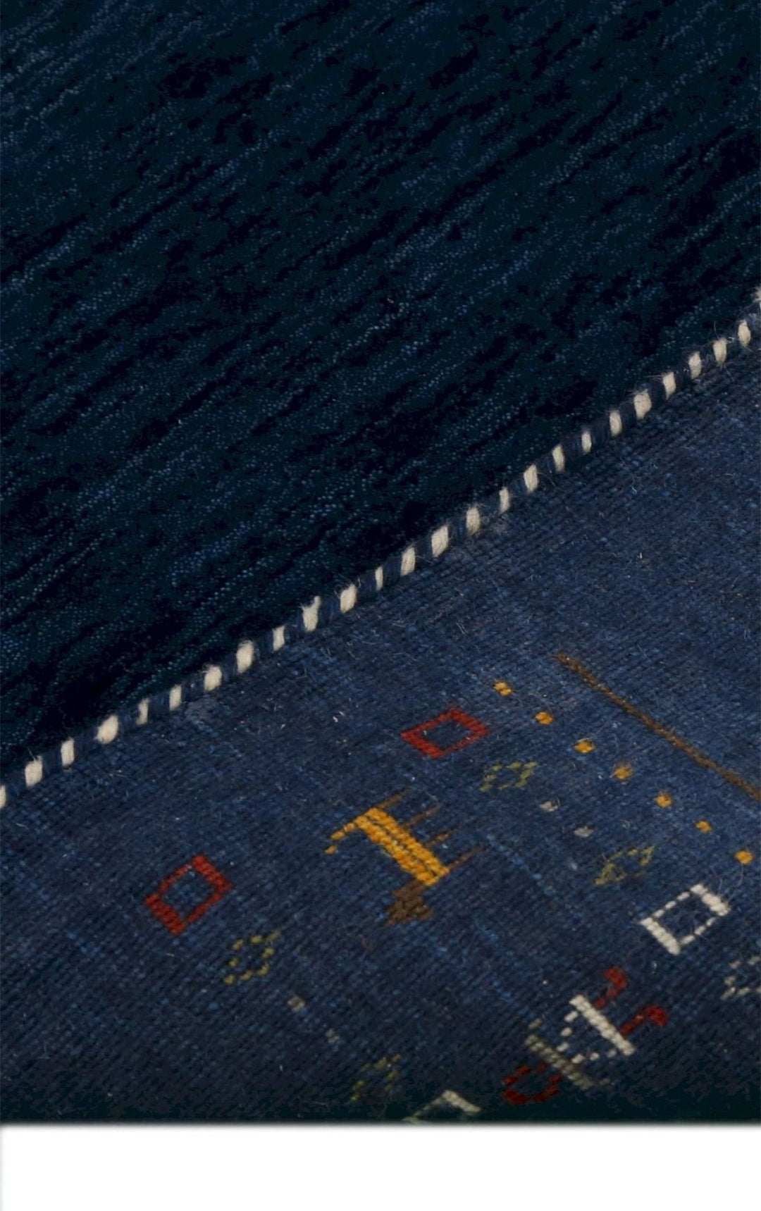 Contemporary Blue Design Hand Loomed Wool Area Rug - The Rug Decor