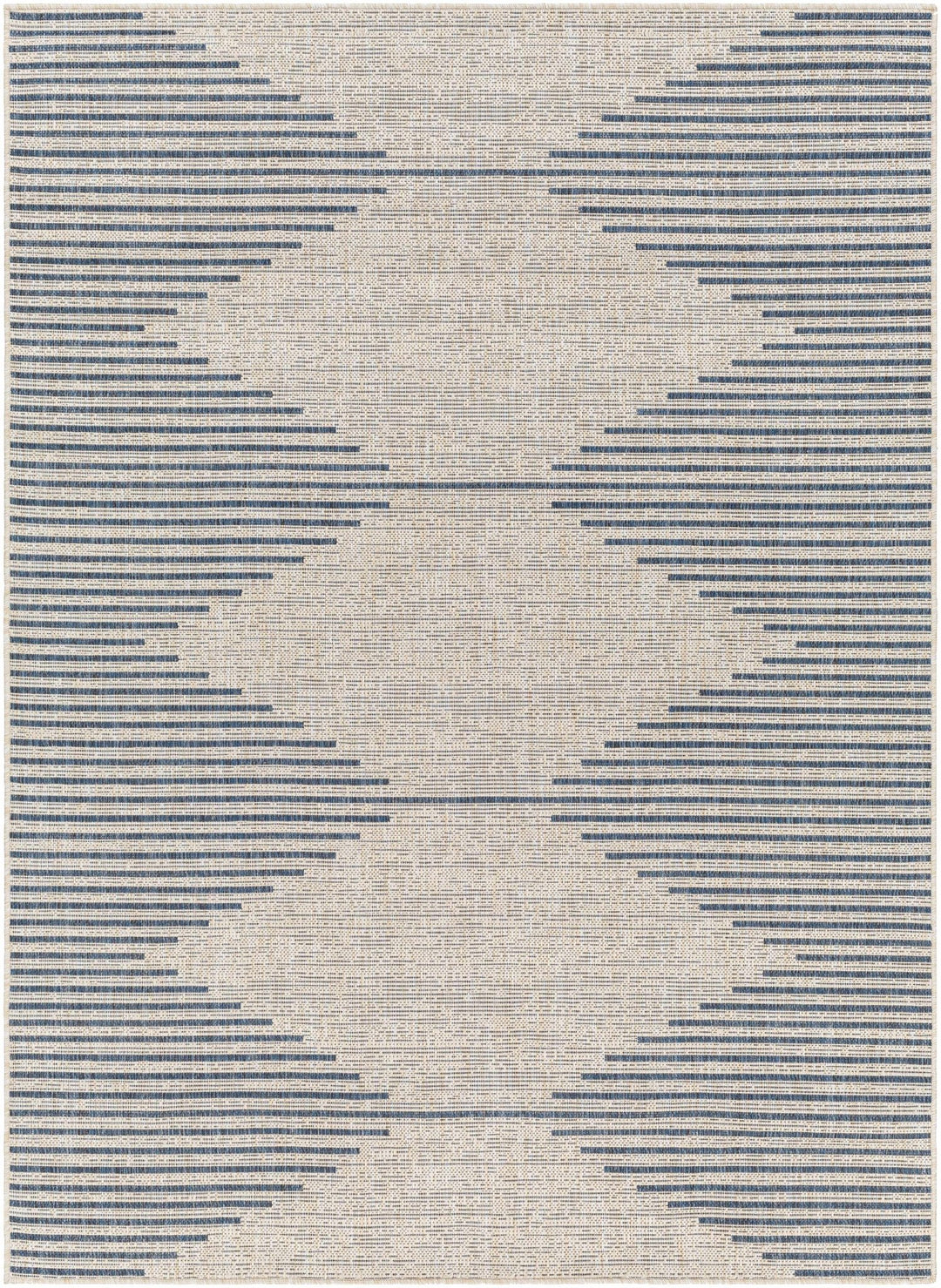 Contemporary Charcoal and Beige Tribal Design flatwoven Area Rug - The Rug Decor